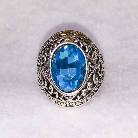 Other - 🎀Men's Blue Solitary Ring